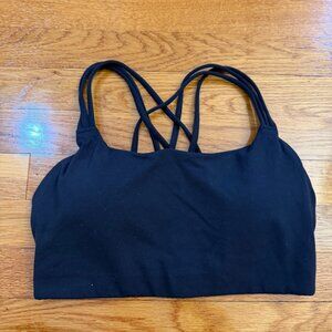 Athleta Perfect Form Sports Bra D-DD in Black - Size Small